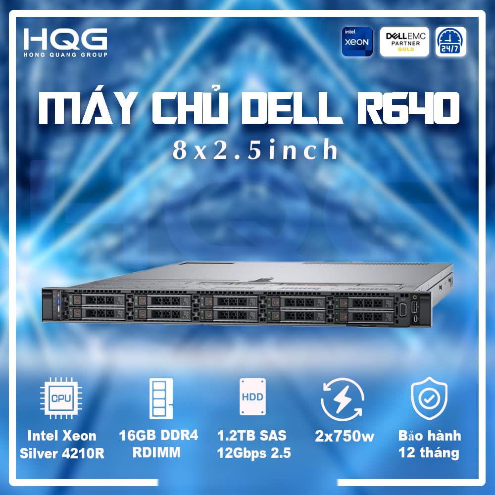 Máy chủ Dell PowerEdge R640 8×2.5″ (Standard)