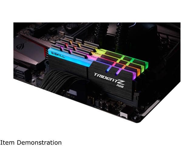 G.SKILL TridentZ RGB Series 128GB (4 x 32GB) 288-Pin PC RAM DDR4 4000 (PC4 32000) Desktop Memory Model F4-4000C18Q-128GTZR - ảnh 2