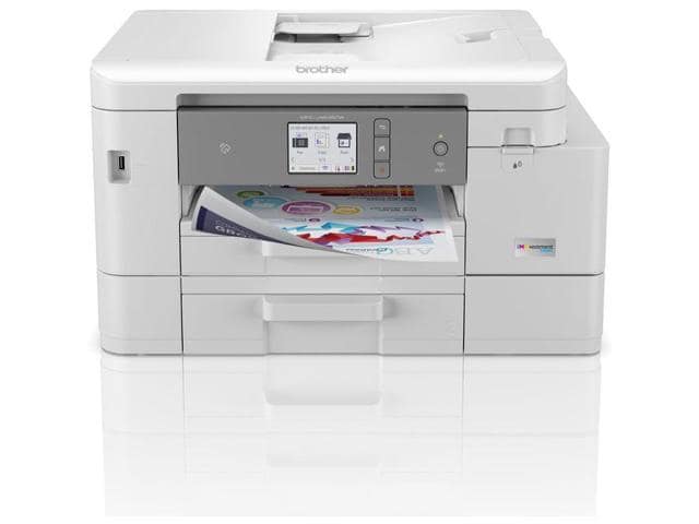 Brother MFCJ4535DW Up to 20 ppm Black Print Speed Wireless 802.11 b/g/n InkJet MFC / All-In-One Color Printer - ảnh 3