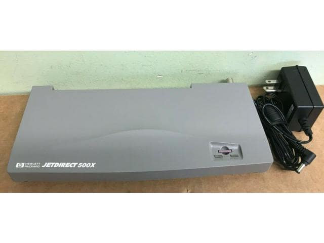 HP JetDirect 500x 3-Port External Print Server- J3265-61002 With Power Supply