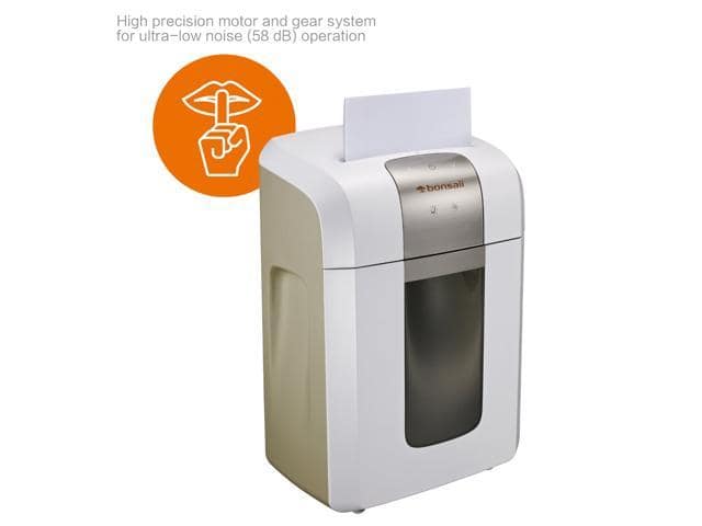 Bonsaii EverShred Pro 4S30 10-Sheet Micro-Cut Paper/CD/Credit Card Shredder, 240 Mintues Continuous Running, 10 Minutes Cooling Down, P-5 Security, Overload and Thermal Protection, with 4 Casters - ảnh 4