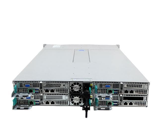 Intel H2204XXLRE 4 Node 4 Bay LFF 2U Server 2x Gold 6134 3.2GHz 8C 256GB 2666MHz 1x 800GB SATA 6Gbps 2.5 Solid State Drive - ảnh 2