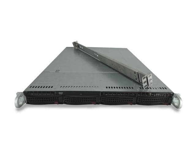 Supermicro 1U X9DRi-LN4F+ 2x E5-2630L 2.0GHz 6C 96GB 4x 2TB SATA Rails