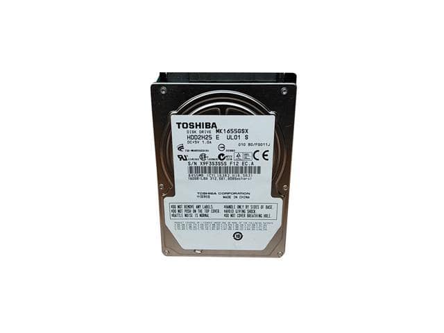TOSHIBA MK1655GSX 160GB 5400 RPM SATA 3.0Gb/s 2.5″ Notebook Hard Drive - ảnh 2
