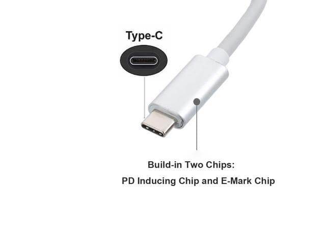 100W USB C Type C to Magsafe 1 L-Tip Power Adapter Cable for Apple MacBook Pro 13″ 15″ 17″ Macbook Air Pro 11″ 13″ MacBook 13″ (Before 2012 Year) A1222 A1172 MA357LL/A - ảnh 3