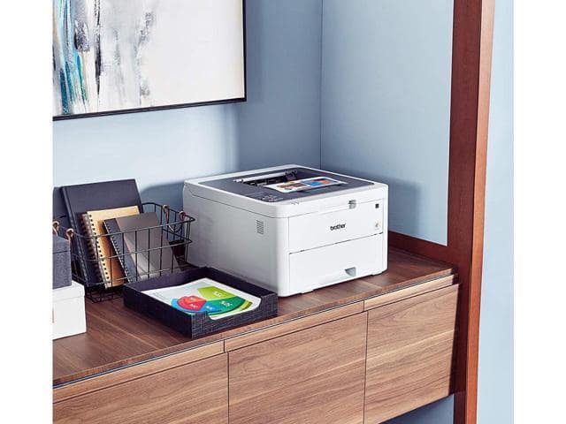 Brother HL-L3210CW Compact Digital Color Printer Providing Laser Printer Quality Results with Wireless, JAWFOAL Printer Cable - ảnh 3