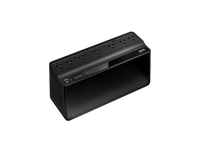 apc back-ups 650 battery backup and surge protector black (bvn650m1)