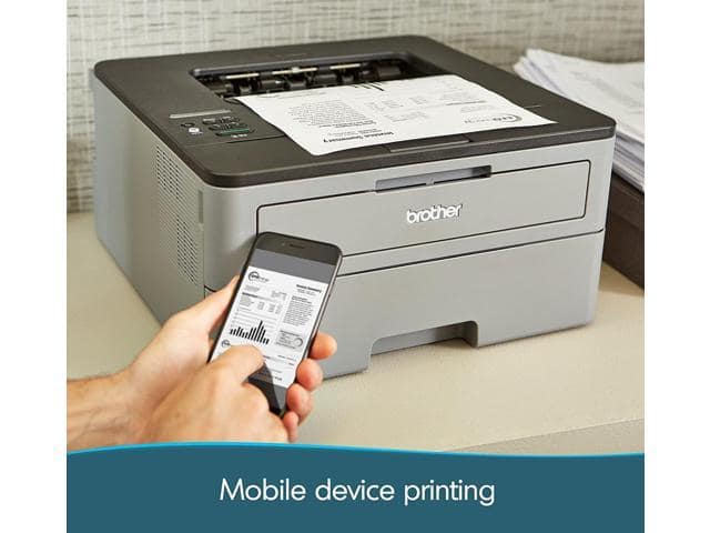 Brother Compact Monochrome Laser Printer, HL-L2350DW, Wireless Printing, Duplex Two-Sided Printing, Amazon Dash Replenishment Ready - ảnh 2