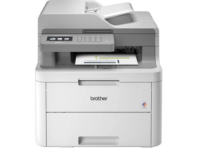 Brother MFC-L3710CW Compact Digital Color All-in-One Printer Providing Laser Printer Quality Results with Wireless