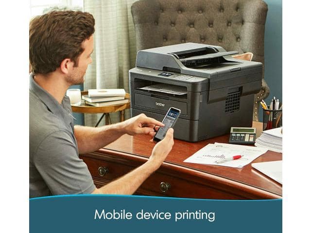 Brother MFC-L2750DWB All-in-One Wireless Monochrome Laser Printer for Office – 4-in-1 Print Copy Scan Fax – 2.7″ Touchscreen LCD, Auto Duplex Printing, 36 ppm, 50-Sheet ADF - ảnh 2