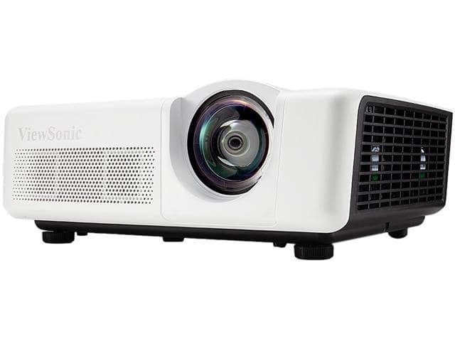 ViewSonic LS625X 3200 Lumens DLP XGA Short Throw Laser Projector with Horizontal and Vertical Keystone Correction and LAN Control