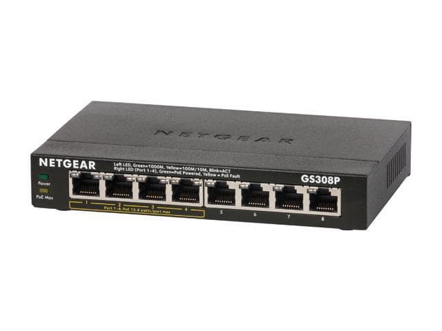 NETGEAR GS308P-100NAS Business Essentials Gigabit Ethernet Switch - ảnh 2
