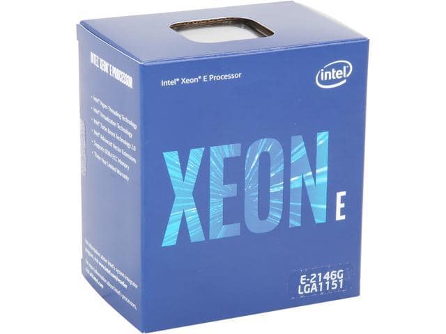 Intel Xeon E-2146G Coffee Lake 3.5 GHz LGA 1151 80W BX80684E2146G Server Processor Intel UHD Graphics P630