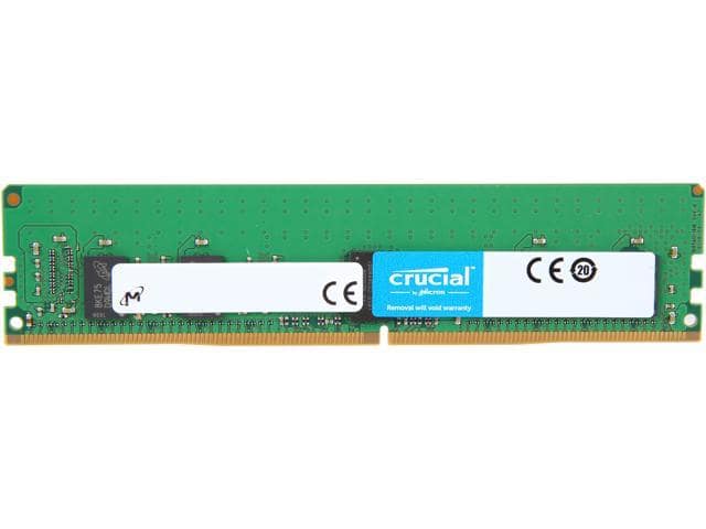 Crucial 4GB 288-Pin DDR4 SDRAM ECC Registered DDR4 2666 (PC4 21300) Server Memory Model CT4G4RFS8266