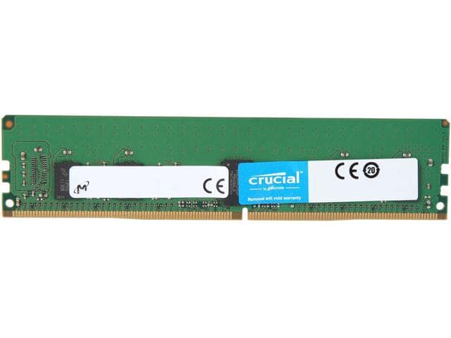 Crucial 16GB 288-Pin DDR4 SDRAM ECC Registered DDR4 2933 (PC4 23400) Server Memory Model CT16G4RFS4293