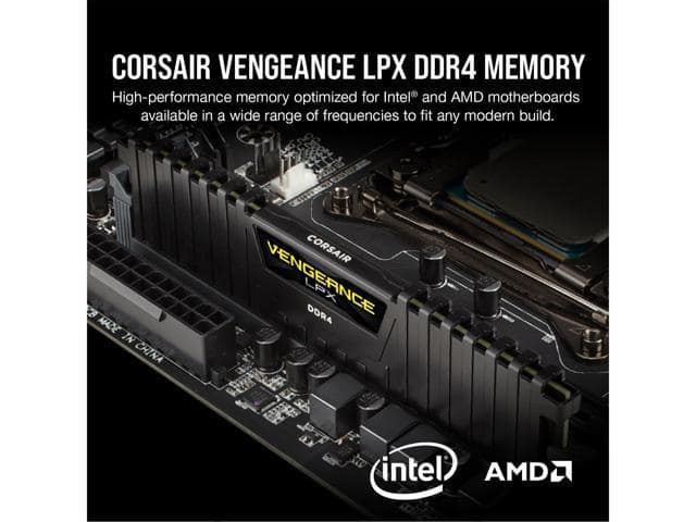 CORSAIR Vengeance LPX 32GB (2 x 16GB) 288-Pin PC RAM DDR4 3200 (PC4 25600) Desktop Memory Model CMK32GX4M2E3200C16 - ảnh 2
