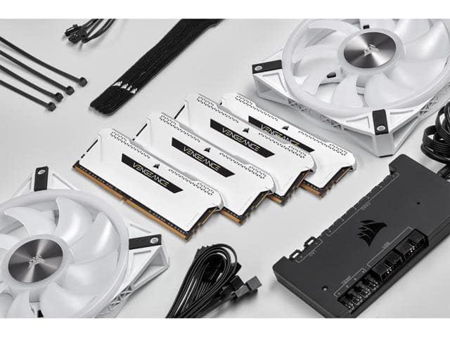 CORSAIR Vengeance RGB Pro SL 16GB (2 x 8GB) 288-Pin PC RAM DDR4 3600 (PC4 28800) Desktop Memory Model CMH16GX4M2D3600C18W - ảnh 4