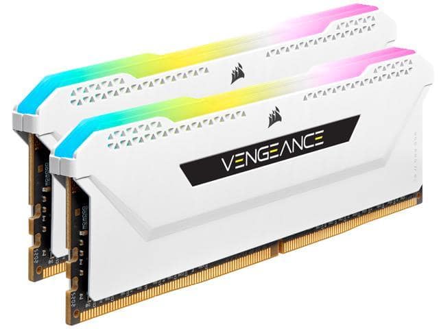 CORSAIR Vengeance RGB Pro SL 32GB (2 x 16GB) 288-Pin PC RAM DDR4 3600 (PC4 28800) Desktop Memory Model CMH32GX4M2D3600C18W - ảnh 2