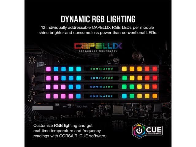 CORSAIR Dominator Platinum RGB 32GB (2 x 16GB) DDR5 6000 (PC5 48000) Desktop Memory Model CMT32GX5M2D6000C36 - ảnh 3
