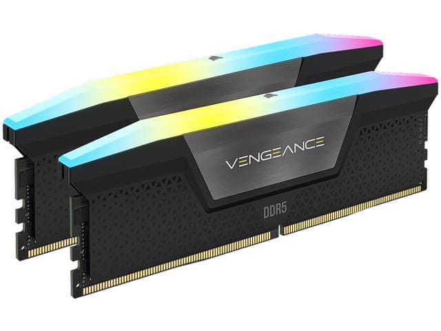 CORSAIR Vengeance RGB 32GB (2 x 16GB) 288-Pin PC RAM DDR5 5200 (PC5 41600) Desktop Memory Model CMH32GX5M2B5200C40 - ảnh 2