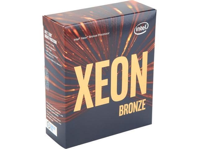 Intel Xeon Bronze 3204 Cascade Lake 1.9 GHz 8.25MB L3 Cache LGA 3647 85W BX806953204 Server Processor