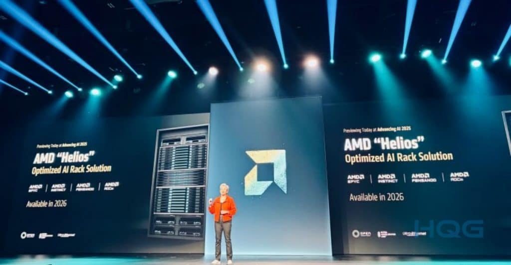 CEO AMD giới thiệu máy chủ AI mới nhất của họ, AMD HELIOS