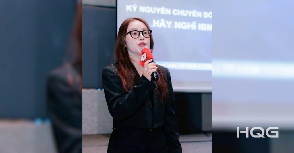 Chị Hồ Thị Hà Phương - chuyên gia tư vấn giải pháp HQG