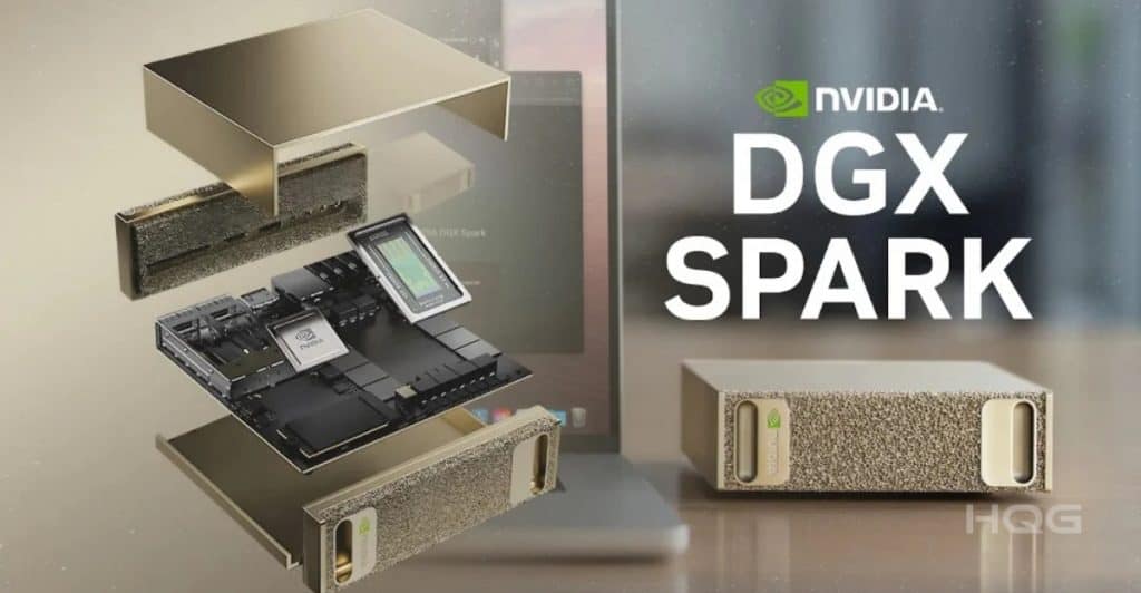 NVIDIA DGX Spark Kích thước thực tế nhỏ gọn